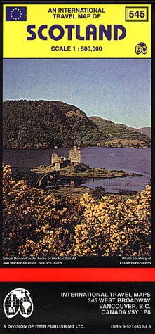 City Travel Guides Discounted  Livres : Carte routière : Scotland