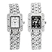 ThaiTime 2pcs New Design Woman Ladies Quartz Bracelet Wrist Watches
