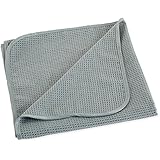 Chemical Guys MIC_781_01 Waffle Weave Gray Matter Microfiber Drying Towel (25 in. x 36 in.)