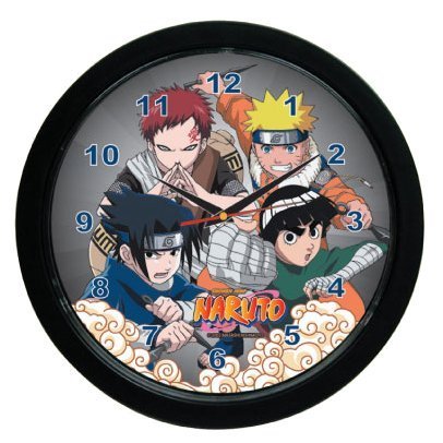 Naruto Rock Lee Gaara Sasuke Wall Clock NR-C30