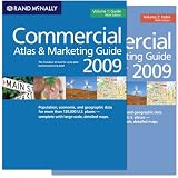 Rand McNally 2009 Commercial Atlas and Marketing Guide (Rand Mcnally Commercial Atlas and Marketing Guide) (2 volume set) image