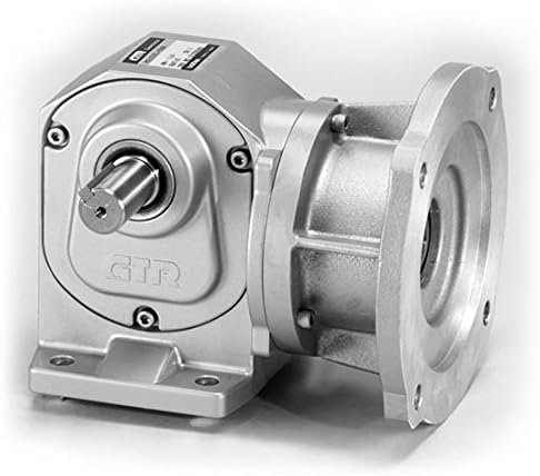 NEMA 56C Gear Reducer - Right-Angle Solid Shaft (40:1)