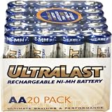 Ultralast UL20AAH2000 AA NiMH Rechargeable Battey Bulk Pack