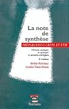 Revue Montchrestien  / La note de synthèse