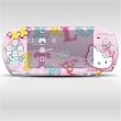 Hello Kitty Decorative Protector Skin Decal Sticker for PSP-3000, Item No.0858-06