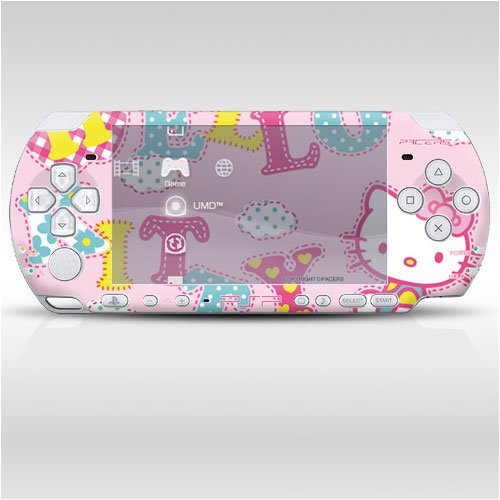 Hello Kitty Decorative Protector Skin Decal Sticker for PSP-3000, Item No.0858-06