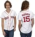 Dustin Pedroia Women's Jersey: Women's 2010 Majestic Home White #15 Boston Red Sox Jersey