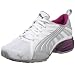 PUMA Women's Cell Volt Running Shoe,White/Violet/Horten,7 B