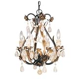 Savoy House 1-4006-4-16 Mini Chandelier 4 Light Chandelier in Antique Copper,
