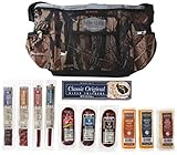 Hunters Reserve Insulated Cooler with Wild Game Sausage/Cheese Sticks/Jerky/Crackers, 50 Ounce