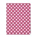 Pink and White Polka Dot Pattern PU Leather Case For iPad 2