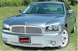 Dodge Charger 2006 E&G CLASSICS Stainless Steel Center Bar Mesh Grille