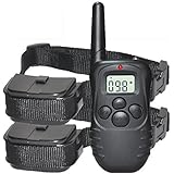 Petrainer IS-PET998D2 330 yd Remote Dog Training E-Collar for Small/Medium/Large Dogs, 6.69 by 1.96 by 5.39"