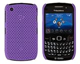 Hard Mesh Snap Case for BlackBerry Curve 8520 / 8530 / 9300 - Purple