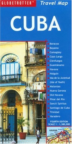 City Travel Guides Discounted  Books : Cuba Travel Map