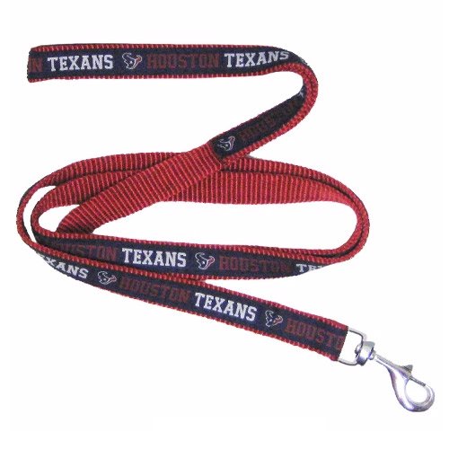 Houston Texans Navy Blue Woven Team Pet Leash (Small)
