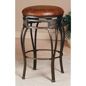 Backless Montello Swivel Bar Stool by Hillsdale Furniture