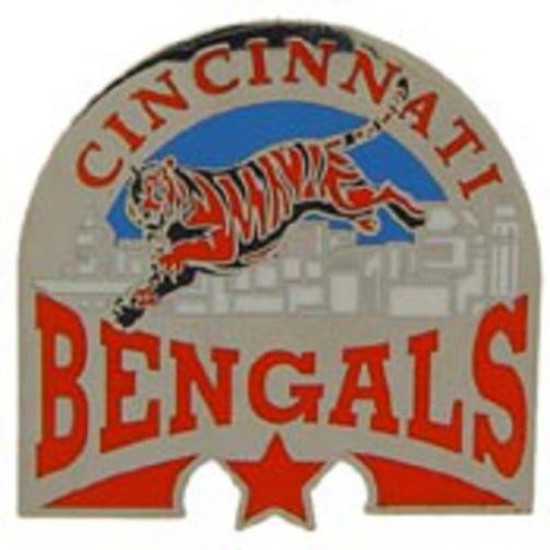 NFL Cincinnati Bengals Star Pin 1 1/4