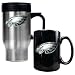 Philadelphia Eagles NFL Travel Mug & Ceramic Mug Set - Primary logo