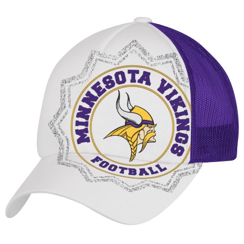 NFL Women's Trucker Hat - ND96W (Minnesota Vikings, One Size Fits All)