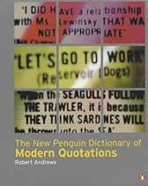 The New Penguin Dictionary of Modern Quotations (Penguin Reference Books)