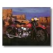 Knucklehead Harley Davidson Motorcycle Picture Art Print