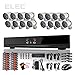 ELEC 16 Ch Channel CCTV DVR 2TB Hard Drive HDMI Realtime CCTV Network H.264 Security Home Surveillance System with 16 Bullet Outdoor Cameras (Black) Free E-cloud ELEC-CVK-2016C1-2TB