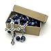 Soul Shop Deep Sea Blue Rosary - Ocean-Inspired Christian/Catholic Gift Prayer Beads in Nondenominational Gift Box - Rosario Azul
