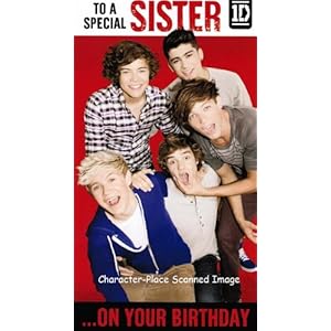 12th Birthday Party Ideas  Girls on Image Source   One Direction Birthday Card  On Amazon