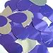 Purple Silver Sequin Drop 1.5 inch Metallic Couture Loose Paillettes Made in USA.