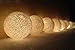 White Lantern Tone Handmade Cotton Balls Fairy String Lights Home Decor (3metre 20 Globes/pack)