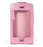 Apple iPhone Premium Leather Carrying Case with Rotating Belt Clip - 5 Color Choices , PINK