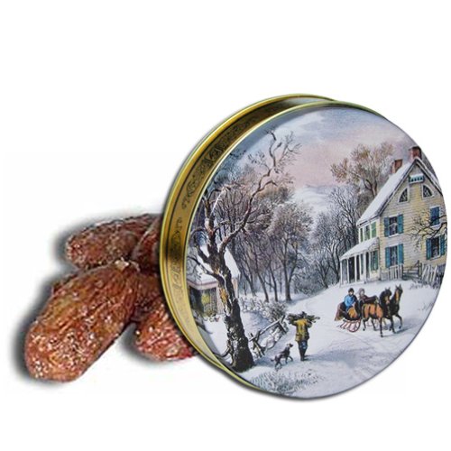 2 lb Bavarian Style Cinnamon Roasted Almonds Tin - Currier & Ives by Catoctin Kettle Korn