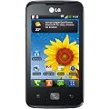 LG E510 Optimus Hub Smartphone (HSDPA, MP3, 5-Megapixel Kamera, 8,8 cm (3,5 Zoll) Touchscreen) schwarz