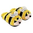 Aromahome and Aroma Home Yellow Bumble Bee Fuzzy Friends Slippers-One Size Fits All