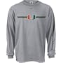 Nike Miami Hurricanes Ash Classic Long Sleeve T-shirt