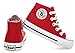iDuoDuo Classic Kids Casual Comfort Zipper Lace Up High Top Canvas Shoes Red 12 M US Little Kid