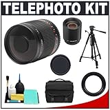 Phoenix 500mm Multi-Coated Mirror Lens with 2x Teleconverter (=1000) + Case ....