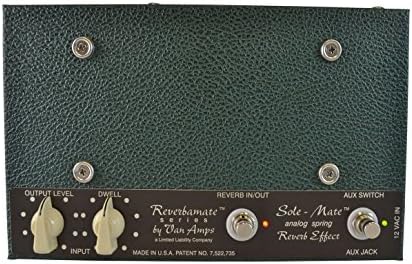 VanAmps Sole-Mate Reverb - Emerald Green Cable Bundle w/ 4 free Items: 2x 18.6' Strukture Cables, 2x Hosa Patch Cables