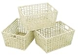 Set of 3 Maize Shelf/Storage Baskets