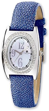 Ladies Charles Hubert Blue Stingray 0.75ct. Diamond 29x32mm Watch