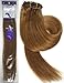 Grammy 22 Inch 7pcs Remy Clips in Human Hair Extensions 70g with Clips for Highlight or Full Head