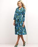 Newport News Floral-print shirtdress