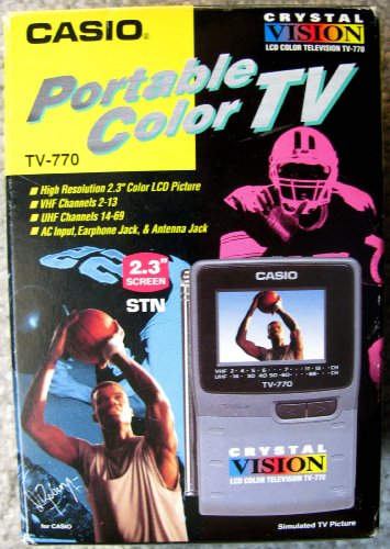 Casio TV-770 Portable Pocket LCD Color TV
