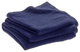Primrose Cotton Bed Blanket Navy Queen