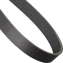 Goodyear Engineered Products 975L10 Poly-V Belt, 10 Ribs, 0.38" Height, 0.185" V-Width, 97.5" Nominal Outside Length