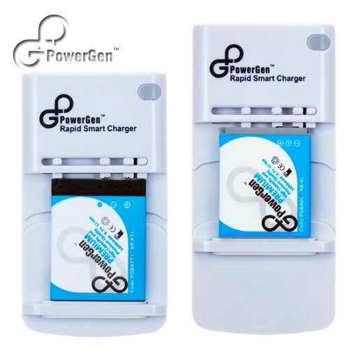 Smart Universal Battery Charger with USB Output and Car Charger By PowerGen Fits Canon NB-8L NB-4L NB-5L NB-6L / Ricoh DB-40 DB-60 / Casio NP-20 NP-40 NP-50 NP-60 NP-70 NP-90 / Fuji NP-60 NP-120 NP-95 NP-30 NP-50 NP-40 NP-40N NP-45 NP-45N / Kodak KLIC 7000 7001 7003 7004 7005 7006 5001 5000 / Kyocera BP1100S BP780S BP760S /Nikon EN-EL2 EN-EL5 EN-EL8 EN-EL12 EN-EL11 EN-EL12 CP1 / Olympus LI-10B LI-12B LI-20B LI-30B LI-40B Li-42B LI-50B LI-60B LI-70B LI-80B / Panasonic CGA S003E S004E S005E S007E S008E BCF10 BCG10E / Pentax D-LI8 D-Li12 D-Li63 D-Li78 / Samsung SLB-P120A P90A LH73 LH82 0837 0837B 0937 1137C 1137D 1437 BH130LB,BH125C Sanyo DB-L20 L40 / Sony NP-BK1 FR1 FT1 BD1 FD1 BG1 FG1 FE1 BN1 AND MORE Reviews