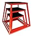 Plyometric Platform Box Set- 12″, 18″, 24″ Red