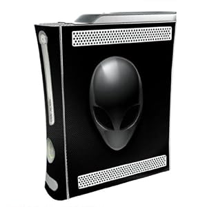 Xbox 360 Skin - Carbon Fiber Alien