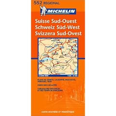 Carte RGIONAL Suisse Sud-Ouest